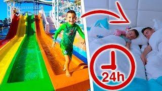 24H DANS UN PARC AQUATIQUE !