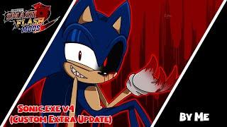 SSF2 Mods: Sonic.exe v4 (Custom Extra Update) (By Me)