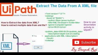 Extract the Data from XML File | XML Parsing | Uipath RPA