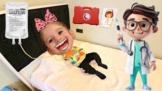 Eva Hastalandı Doktora Gittik - Eva'nın Günlüğü Çocuk Videoları | Eva Got Sick @evaningunlugu