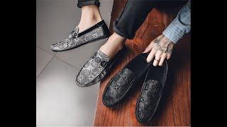 sepatu slip on pria model terbaru korea import