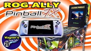 Pinball FX on the ROG Ally In Cabinet Mode On AtGames Legends Pinball