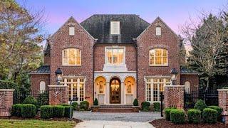 TOUR a Luxurious $3,585,000 English Manor Estate in Raleigh| built by John C Sanders| 2627 Fairview