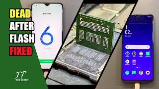 OPPO F9 Dead After Flash, Direct eMCP Repair with UFi Box Tutorial | Tech Tomer