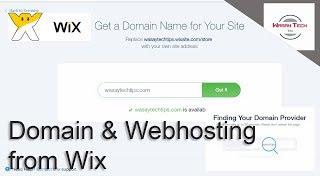 how to buy domain and web hosting from wix| step by step process to buy domain from wix 2019