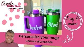 Personalizing Mugs With Vinyl - Scan N Cut