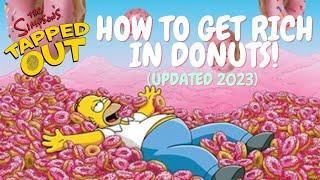 The Simpsons Tapped Out: How To Get Rich In Donuts! (Updated 2023)