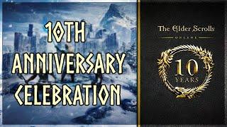 ESO 10th Anniversary Celebration - free Inkfur Ursauk mount & 3 free costumes