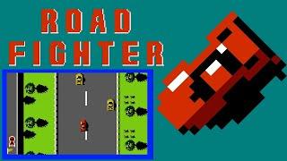 Road Fighter (FC · Famicom) video game port | 5-loop session for Level 1 