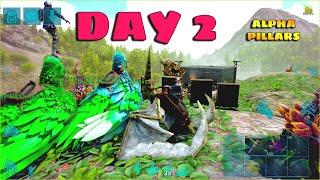 ARK Ultimate Mobile Edition - Official PvP Alpha Pillars Day 2 - Bunch Of Raids