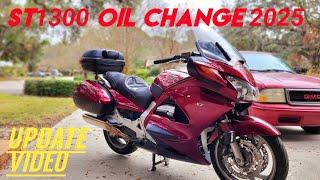 Honda ST1300 2025 Update Oil Change Guide