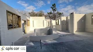 Apis Cor: Finished Walls Model House Walkthrough