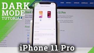 How to Activate Dark Mode in iPhone 11 Pro - Dark Theme