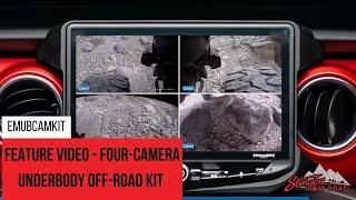 FEATURES: Universal Off-Road Underbody Four-Camera Kit with Built-In DVR | EMUBCAMKIT