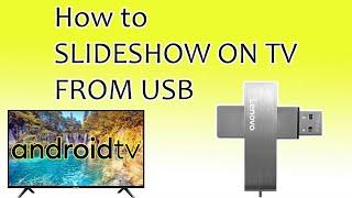 Slideshow on TV from USB (photo & video slideshow for birthday and funeral)