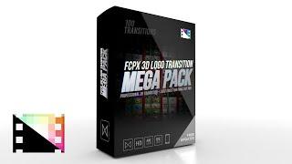 FCPX 3D Logo Transition Mega Pack - Huge Collection of 3D Logo Transition Tools - Pixel Film Studios