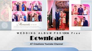 Album Psd File Download 2023 | Free 12X36 PSD Wedding Album
