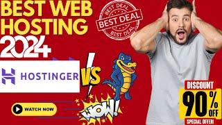 Hostinger vs HostGator 2024  - Which Web Hosting is Best? 91% Coupon Included