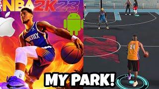 NBA 2K23 MOBILE MY PARK GAMEPLAY Needs This Back...