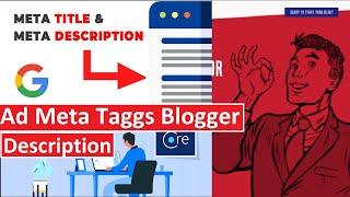 How to Add Meta Tags In Blogger | Blogger Description | How To Enable Search Discription In Blogger