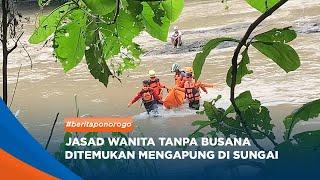 PONOROGO - Jas*d Wanita Tanpa Bus*na Ditemukan Mengapung Di Sungai