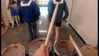 CJHS drumline peprally (Tenor cam)