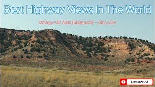 Best Driving Views In The World - Highway 80 West - Utah USA (⁠@LetVisitWorld)