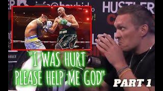 USYK REVEALS HOW BAD HE WAS HURT FROM TYSON FURY'S UPPER CUT?! EXPLAINS IN DEPTH FIGHT DETAILS!