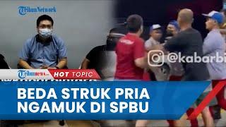 Viral Video Pria Ngamuk Pukul Petugas di SPBU Bintaro Gegara Tulisan di Struk, Kini Beri Klarifikasi