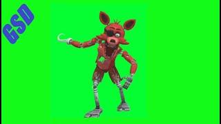 Foxy AR FNAF green screens