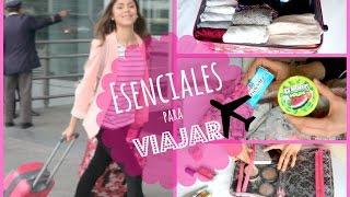 Mis esenciales para viajar en AVION! ( Empacar y outfit!)