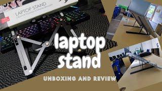 UNBOXING AND REVIEW: LAPTOP STAND