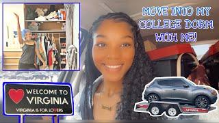 COLLEGE MOVE IN DAY VLOG 2021 + 24hr ROAD TRIP! | Hampton University