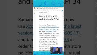 Xamarin Support for Android 14 (API 34) & iOS 17 (Xcode 15)