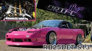 Building a 240SX S13 RB25DET Caged Drift Car in 10 Minutes!!!
