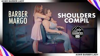 ASMR Barber Neck and Shoulders Massage by Barber Lady Margo