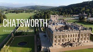 Chatsworth House Peak District Drone footage 4K