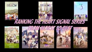 RANKING THE HEART SIGNAL SERIES FROM WORST TO BEST 2023