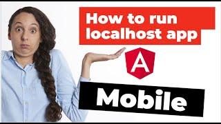 How to run/access angular localhost app in Mobile/Ipad (100% Working) || Full details explained