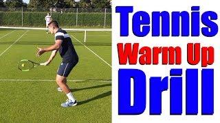 Simon vs Alex - Service Box Challenge - Tennis Warm Up