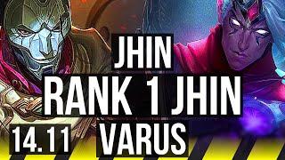 JHIN & Blitzcrank vs VARUS & Rumble (ADC) | Rank 1 Jhin, Rank 4, Dominating | BR Challenger | 14.11