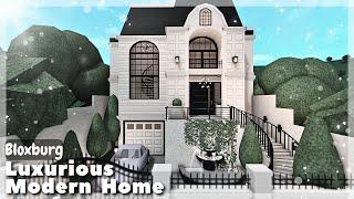 BLOXBURG: Luxurious Modern Home Speedbuild | Roblox House Build