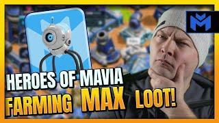 Heroes of Mavia Farming MAX Loot!