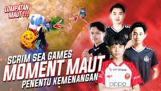 SCRIM SEA GAMES !! JUMP SHOOT MAUT UHIGH JADI PENENTU KEMENANGAN TEAM ?  UHIGH PUBG MOBILE