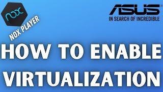 How To Enable Virtualization On Nox player | Enable VT on pc or laptop for nox player
