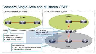 7 Compare Single Area and Multiarea OSPF