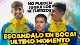 ESCANDALO en #BOCA LOS REFUERZOS NO PUEDEN JUGAR la COPA ► Se espera la PALABRA de #RIQUELME 