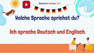 Deutsch als Fremdsprache | 50 Fragen und Antworten auf Deutsch – Niveau A1 für Anfänger