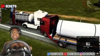 ISHOWSPEED RAGES PLAYING TRUCK SIMULATOR