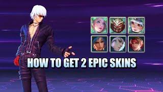 HOW TO GET 2 EPIC SKINS WITH 235 DIAMONDS - KOF EVENT MLBB